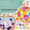 Summer Craft Kit - Decorate Your Own Unicorn and Rainbow Design Coaster with Glass Tiles. Birthday Gift, Fun DIY Art and Craft Supplies. Girls, Kids & Teens Activity Kit